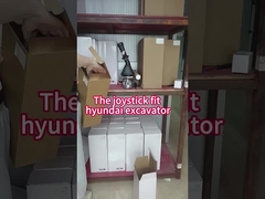 The details of Three switch Left Joystick Handle Valve Controller for Hyundai-7 Hyundai-9 Excavator