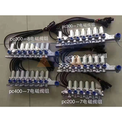 TEM 207-60-71311 207-60-71310 Excavator Solenoid Valve Group 220v PC300-7 207-60-71311 207-60-71310