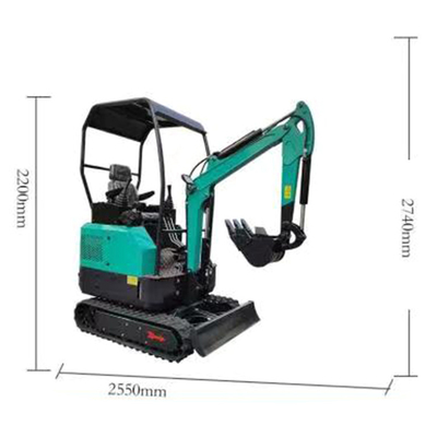 2 ton Mini Excavator Machine Small Digger For Farm Winery Agricultural Garden