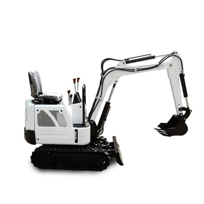 ODM KV07 White Diesel Engine Mini Excavator Machine Small Digger For Farm Winery Agricultural Garden