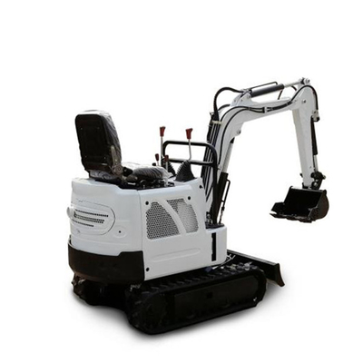 ODM KV07 White Diesel Engine Mini Excavator Machine Small Digger For Farm Winery Agricultural Garden