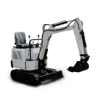 ODM KV07 White Diesel Engine Mini Excavator Machine Small Digger For Farm Winery Agricultural Garden