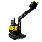 Spring Yellow Diesel Engine Mini Excavator Digger For Farm Winery Agricultural Garden
