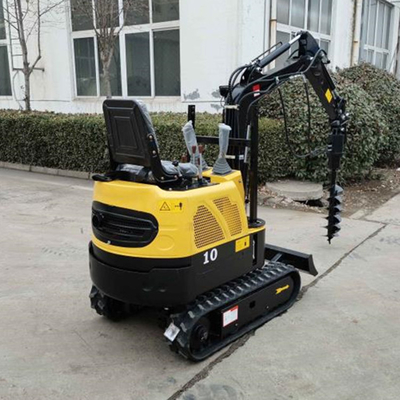 Spring Yellow Diesel Engine Mini Excavator Digger For Farm Winery Agricultural Garden