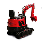 OEM Red Small Digger Diesel Engine Mini Excavators For Farm Winery Agricultural Garden Excavator