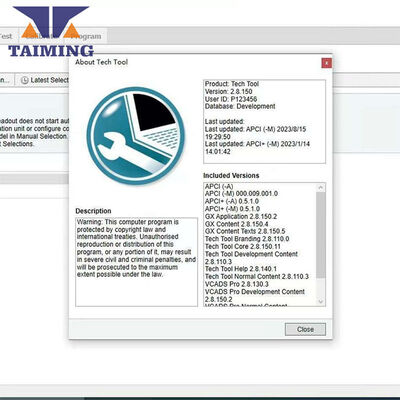 Vocom2 88894000 Diagnostic Tool for Excavator EC210B EC240B EC290B with CF53 Laptop