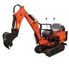 0.8T Small Digger 1 Ton Mini Excavator Machine With Rubber Track