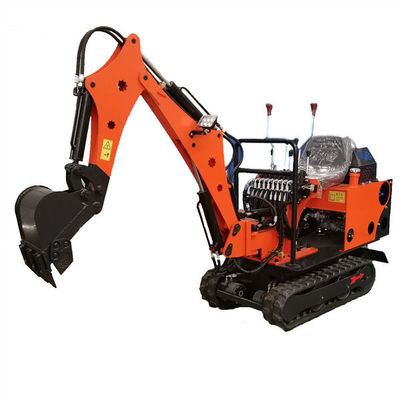 0.8T Small Digger 1 Ton Mini Excavator Machine With Rubber Track