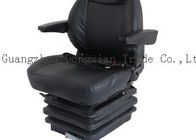 Kobelco Wheel Excavator Spare Parts Seat Adjustable PVC Seat with Headrest Armrest