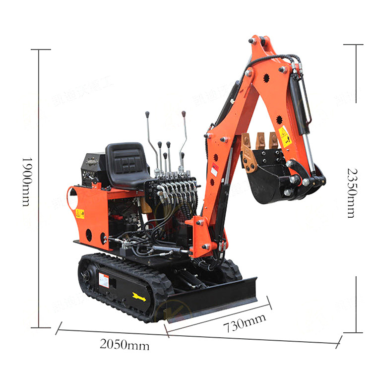 Standard Mini Excavator Machine Small Digger For Farm Agricultural Garden