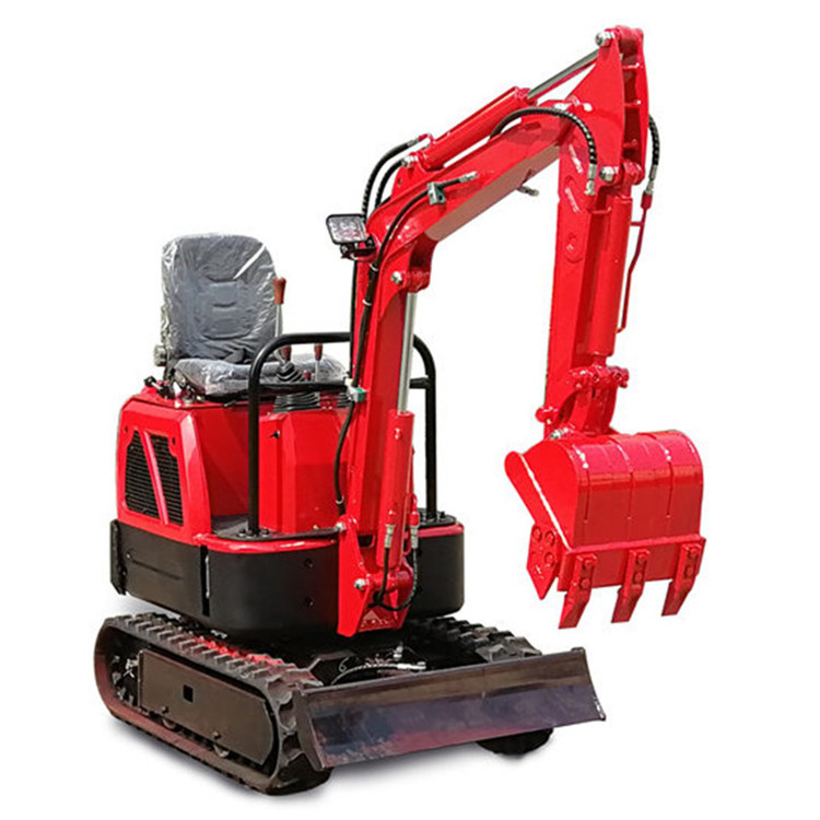 OEM Red Small Digger Diesel Engine Mini Excavators For Farm Winery Agricultural Garden Excavator