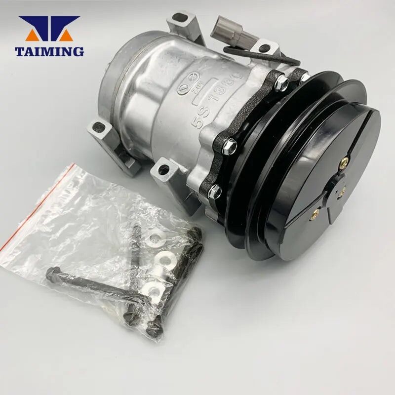 20Y-979-6121 AC Compressor 24V for PC200-8 PC240-8 PC270-8 PC300-8 Excavator Parts