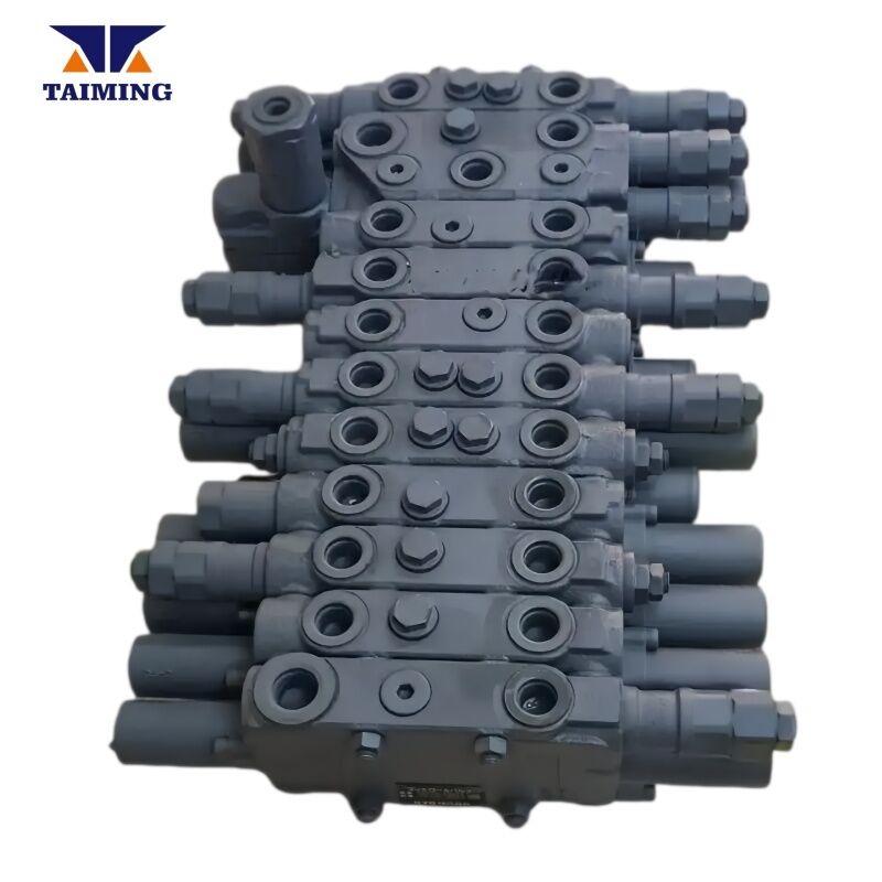 Mini Excavator Hydraulic Multi-Way Valve Compact Durable for 1-9 Ton Mini Digger Hydraulic System